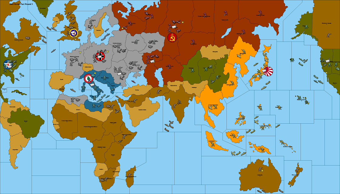 Nazi-Soviet Pact map preview