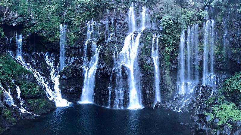 Grand Galet waterfall, Langevin River