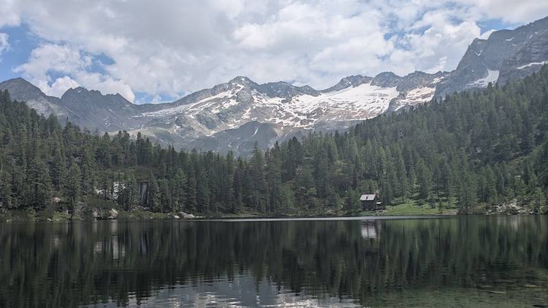 Graukogel hike, Reedsee lake