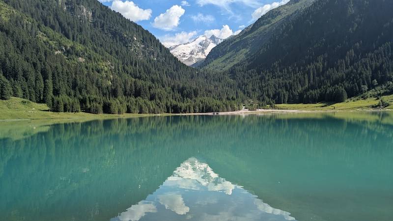 Lake view in Leitenkammerklamm