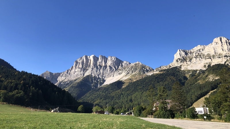 Grand Veymont from Gresse-en-Vercors ©tripser