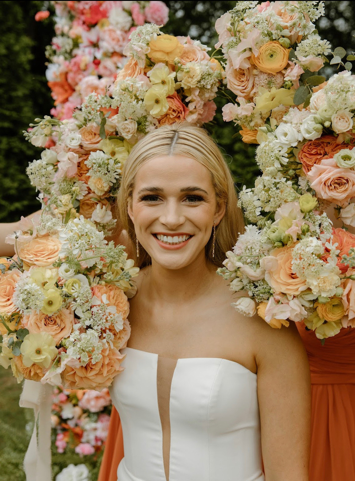 Stunning wedding look