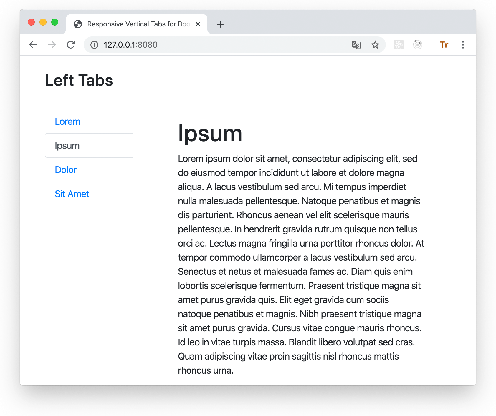 Bootstrap-4-vertical-tabs - Npm