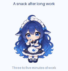 A snack after long work