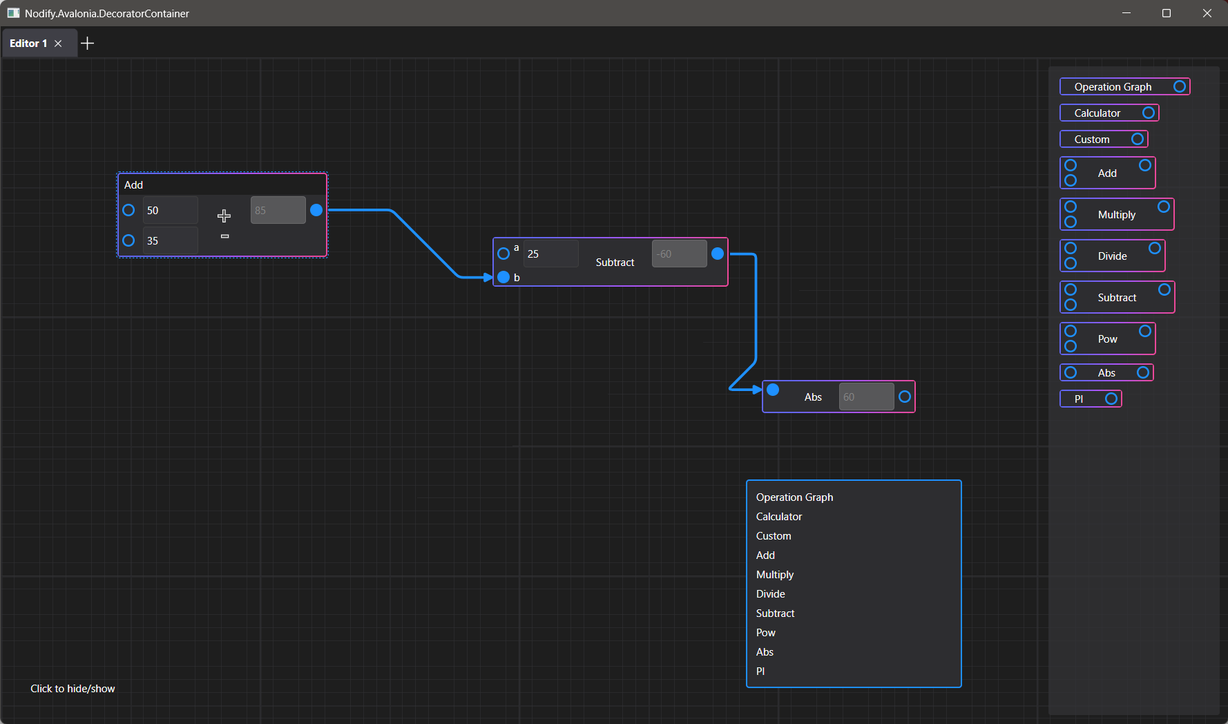 GitHub - trrahul/nodify-avalonia: A cross-platform MVVM Node editor for ...