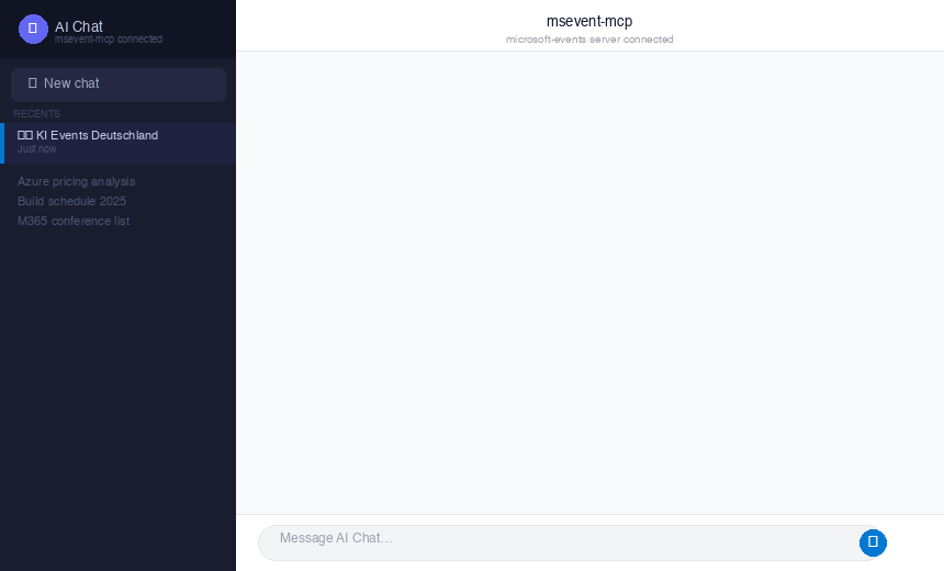 msevent-mcp demo