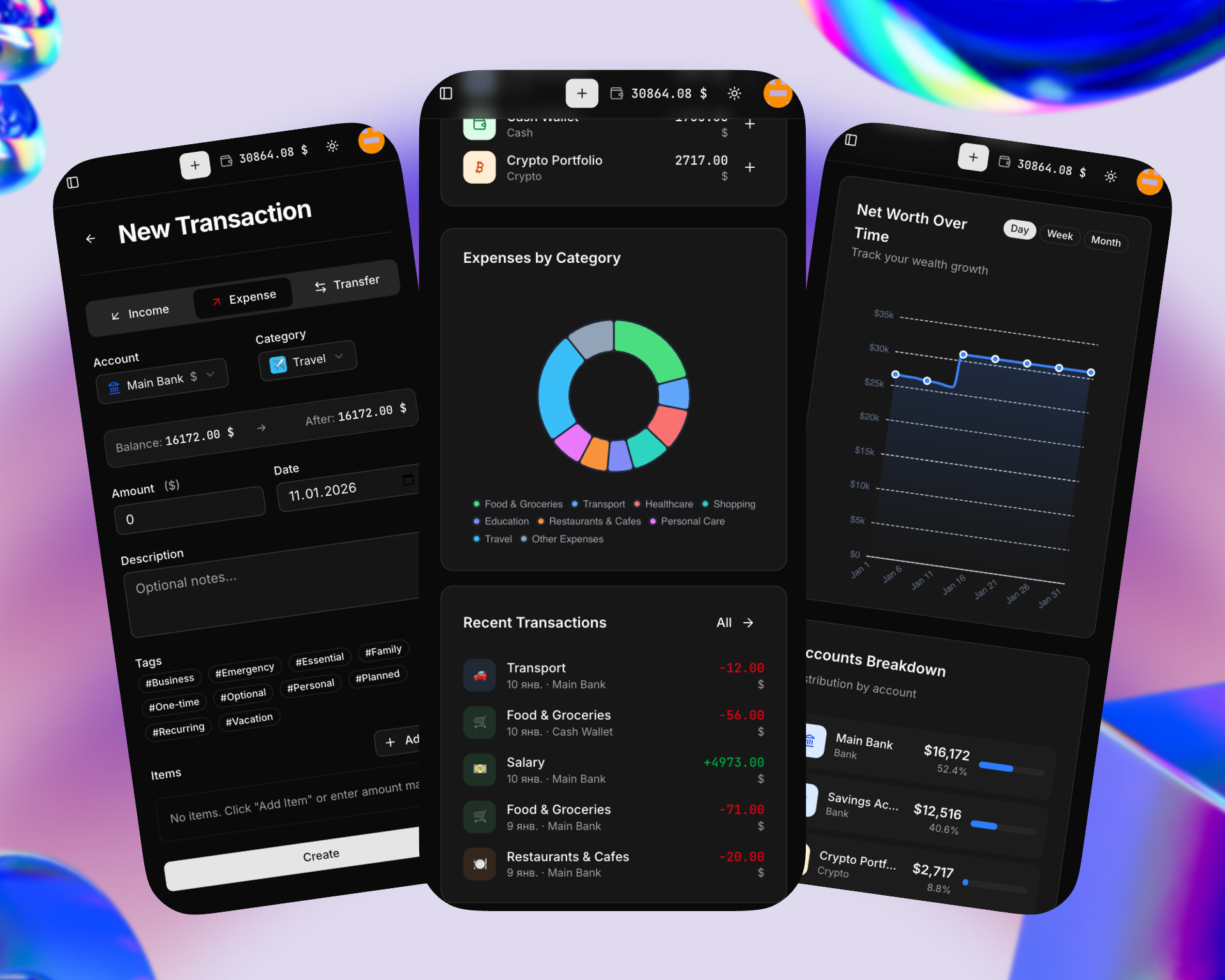 Mobile Dashboard