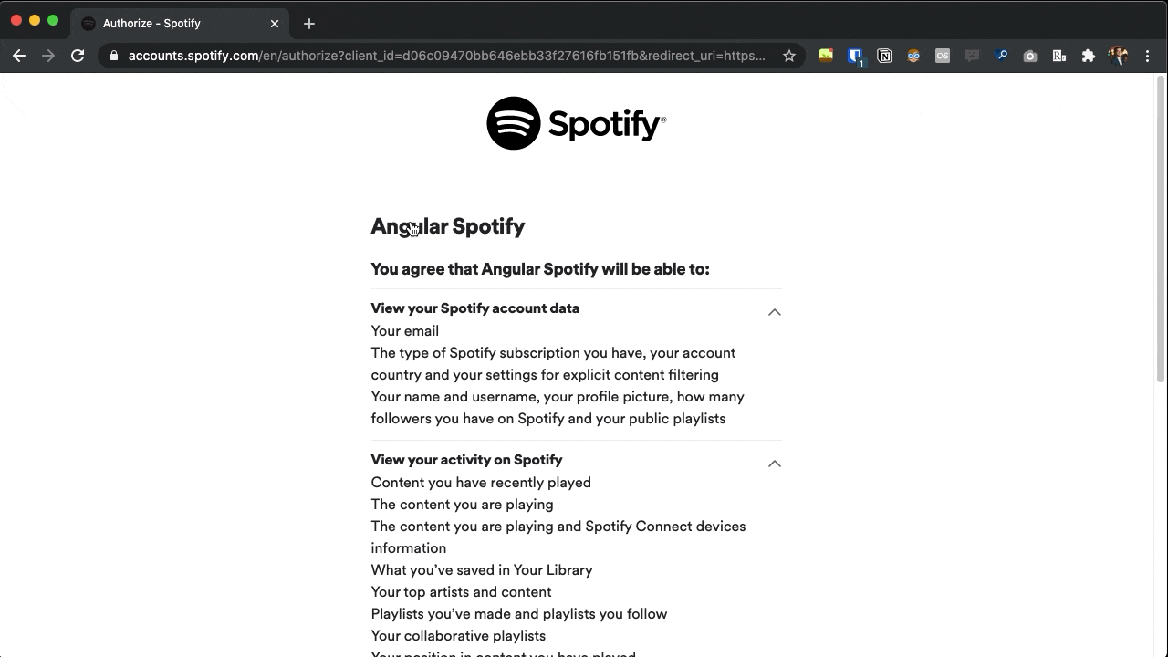 Angular Spotify Demo