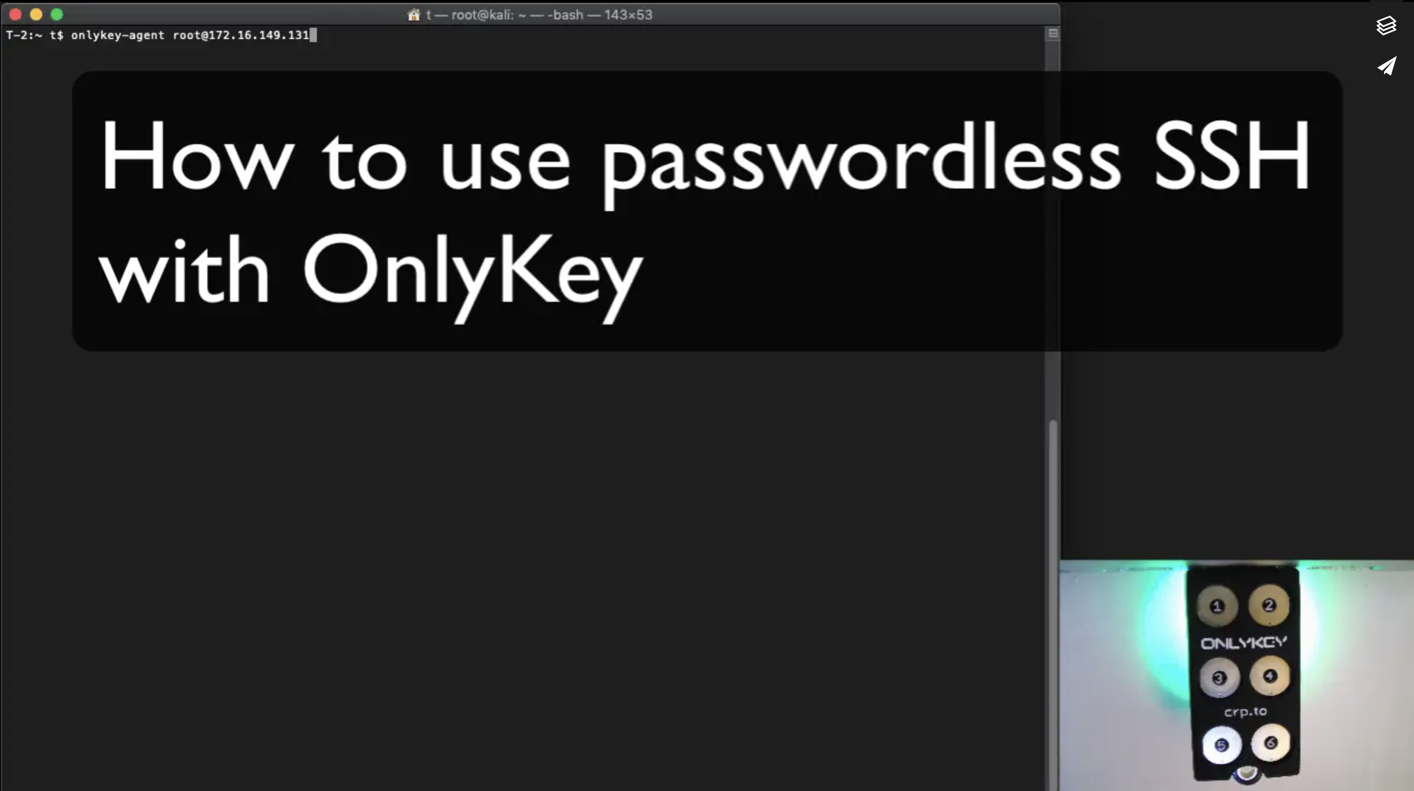 How-To: Use OnlyKey for Passwordless SSH