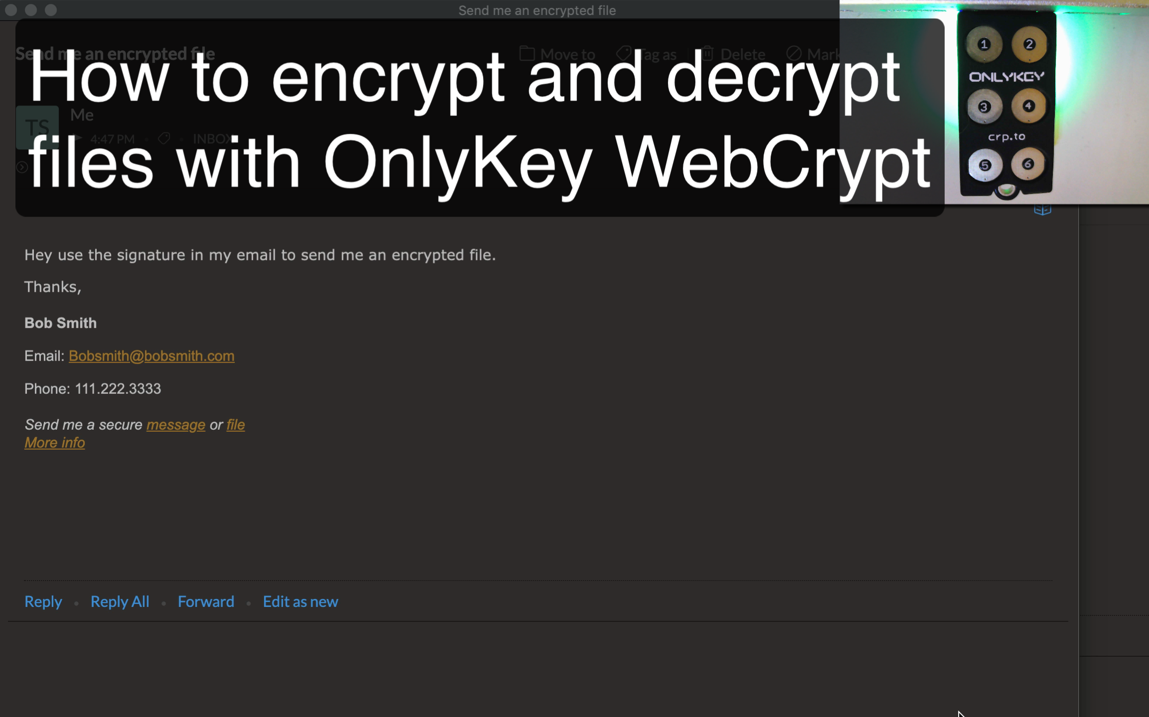 How-To: Use OnlyKey WebCrypt for file encryption