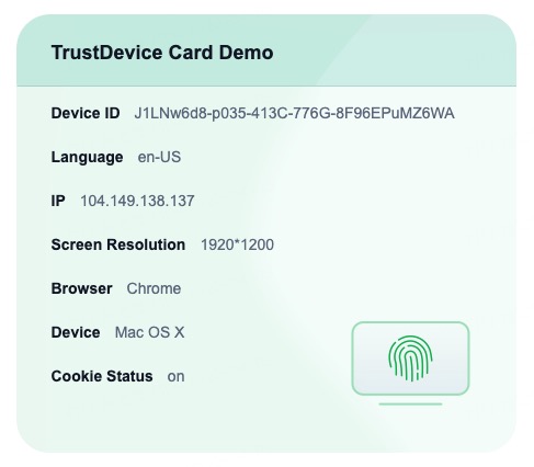 trustdevice card