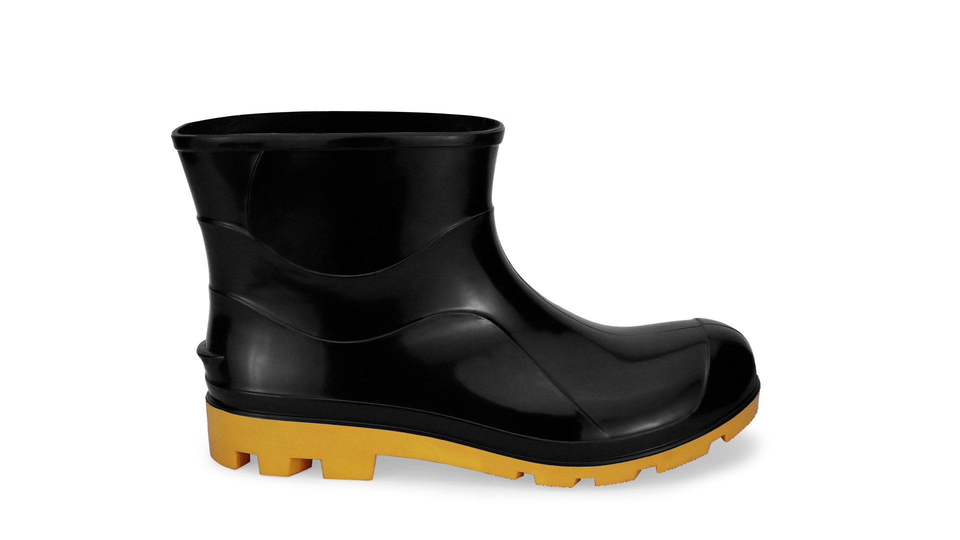 209G BOTA PVC PRETA CANO CURTO