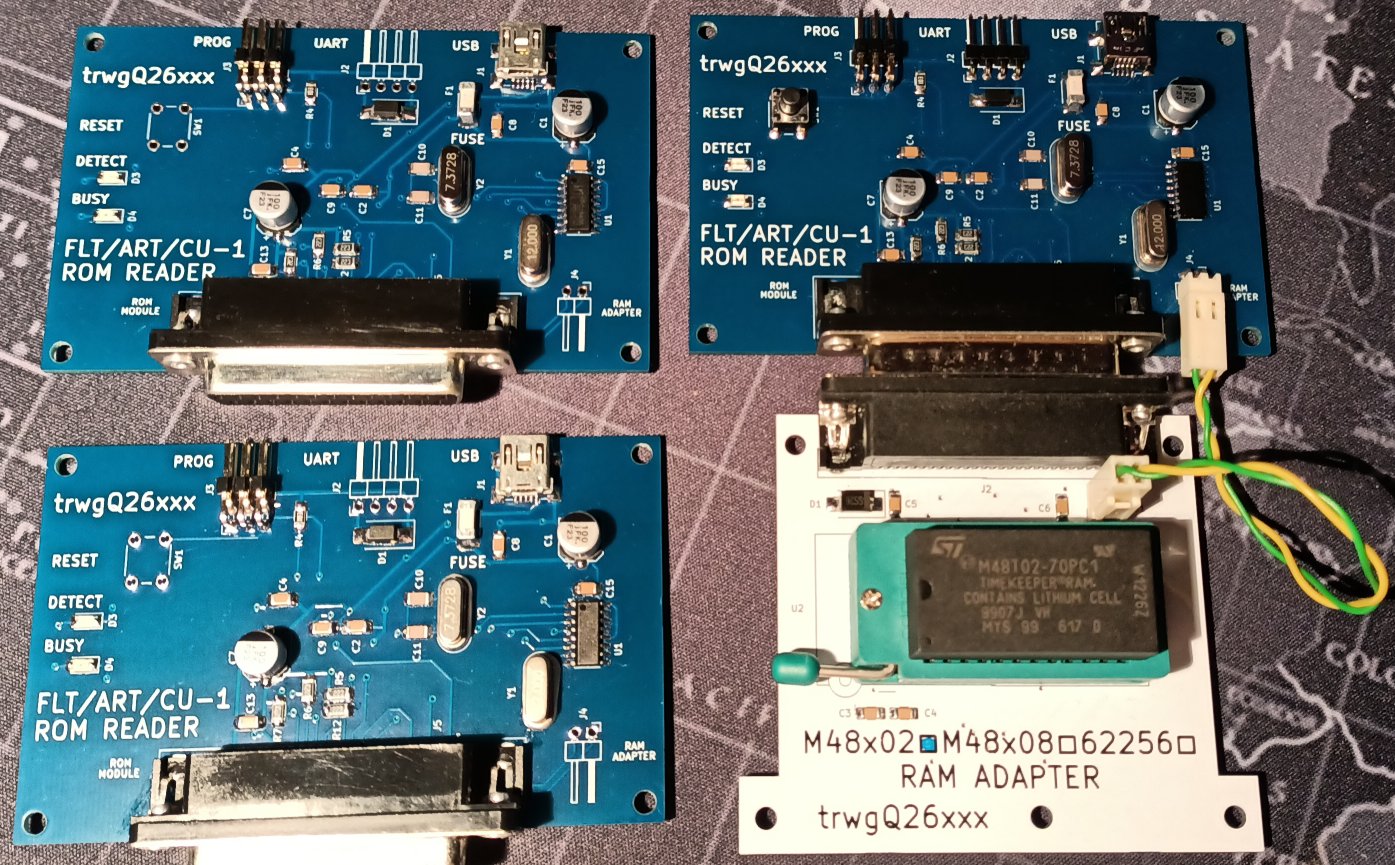 FLT/ART/CU-1 ROM reader, from the project README