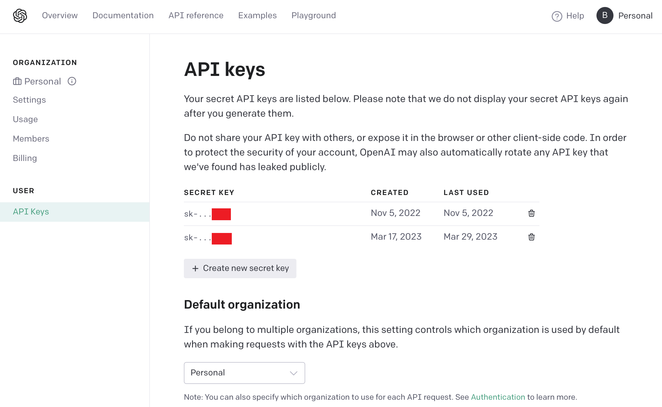 OpenAI API Key