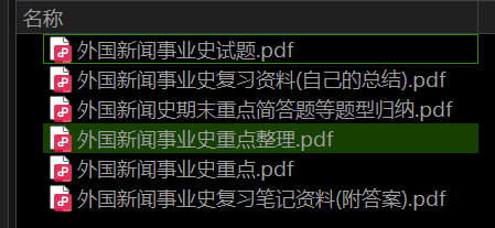 外国新闻事业史——期末备考资料，祝你不挂科-盘分享