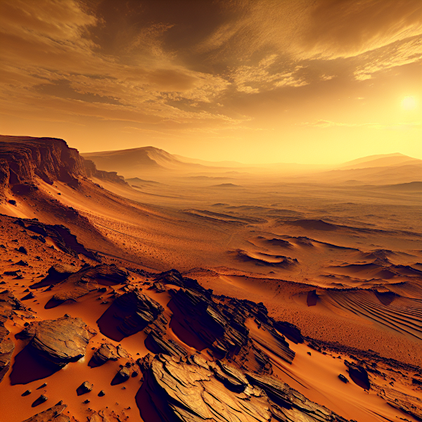 Mars telescope image