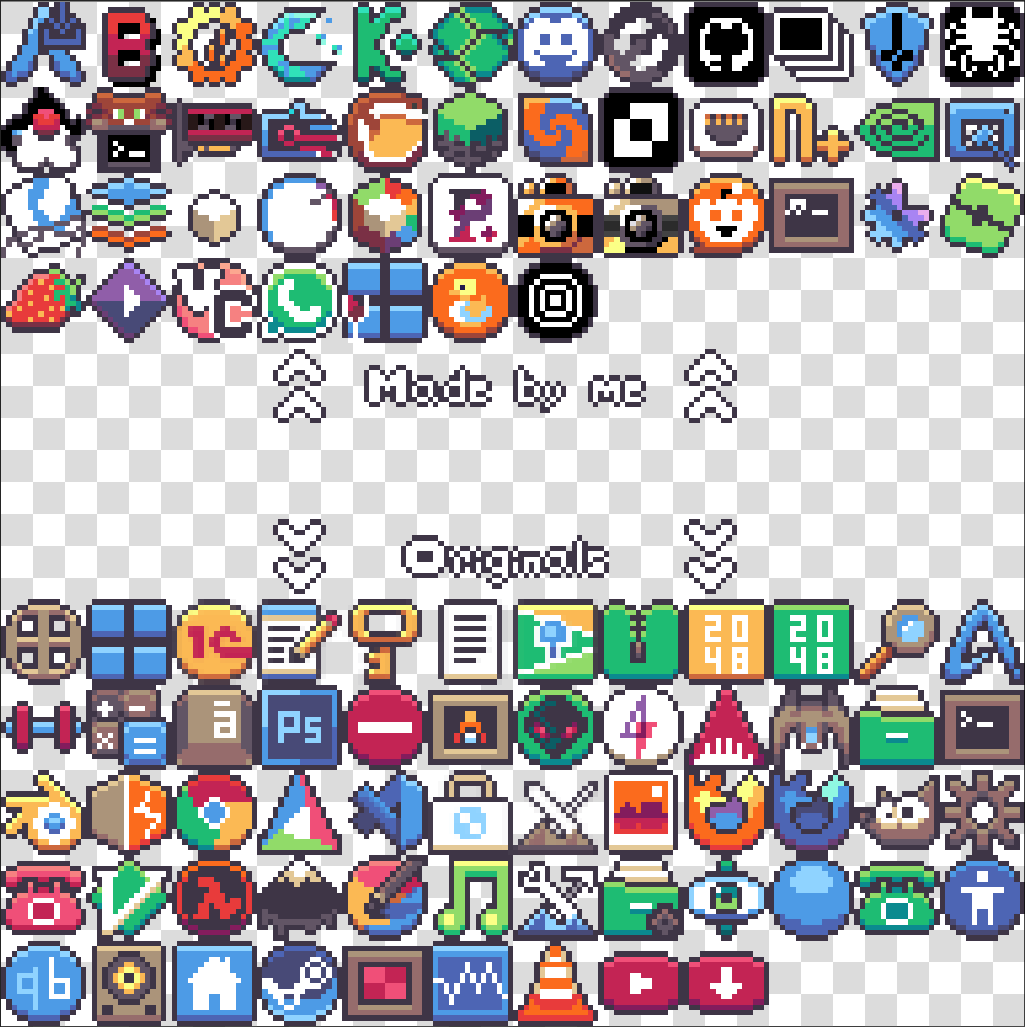 Icons showcase