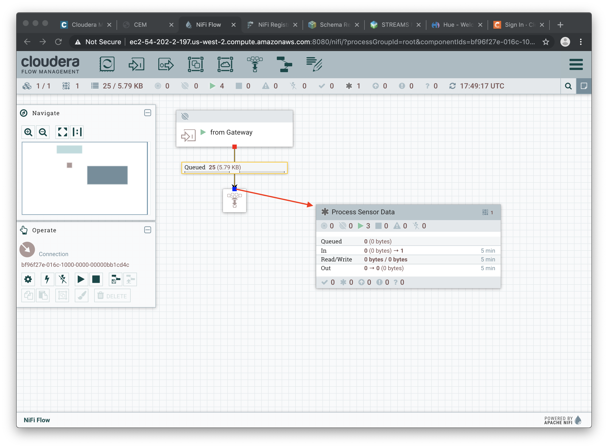 connect input