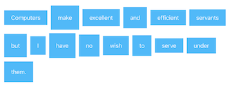 Example layout for verticalAlignment = .center