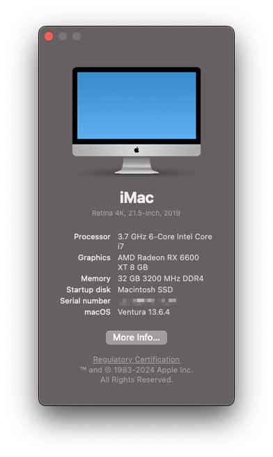 about this Mac