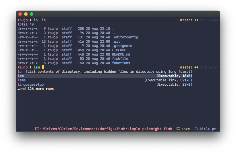 GitHub - tsujp/simple-palenight-fish: A simple palenight fish