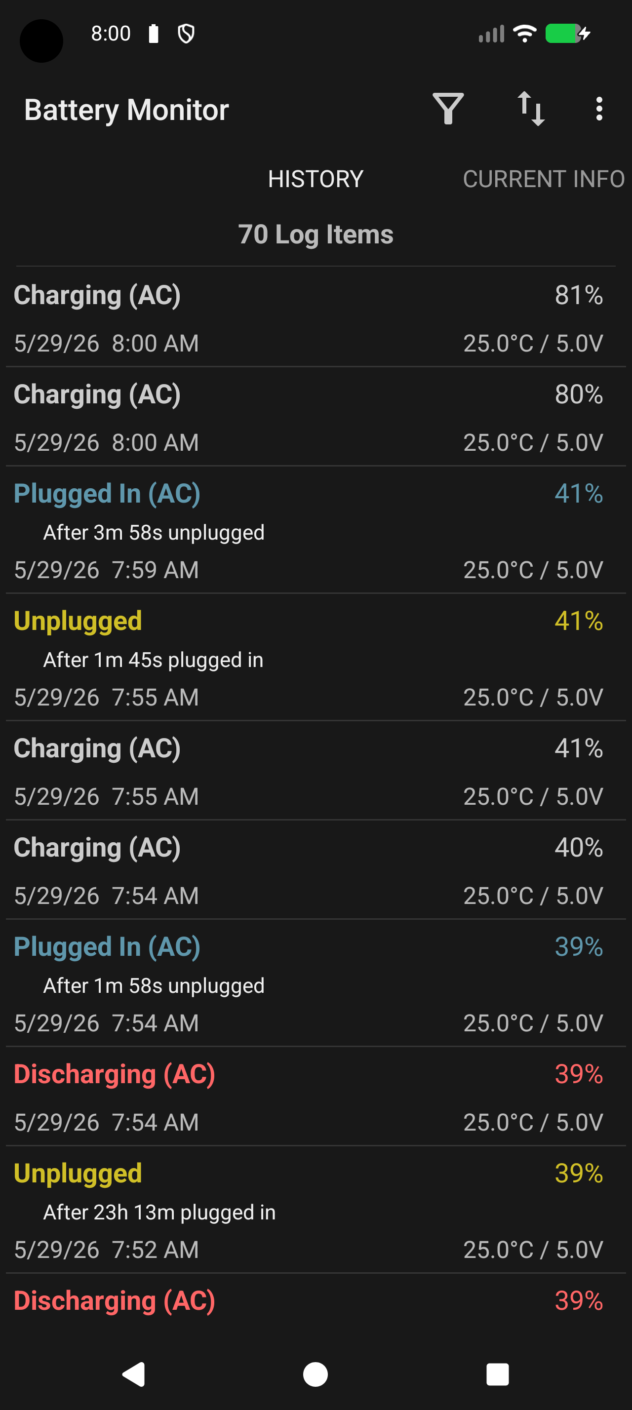 Battery Monitor screenshot 5