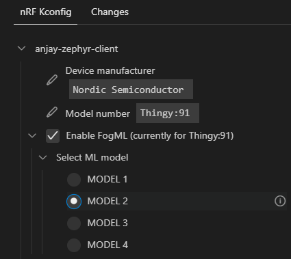 Choosing FogML MODEL
