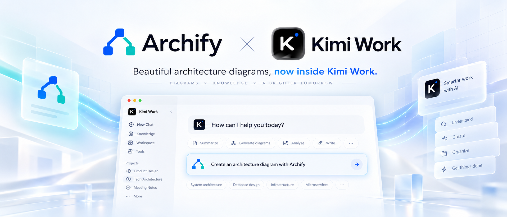 Archify × Kimi Work collaboration banner