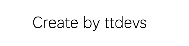 Create by ttdevs