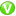 little green V icon