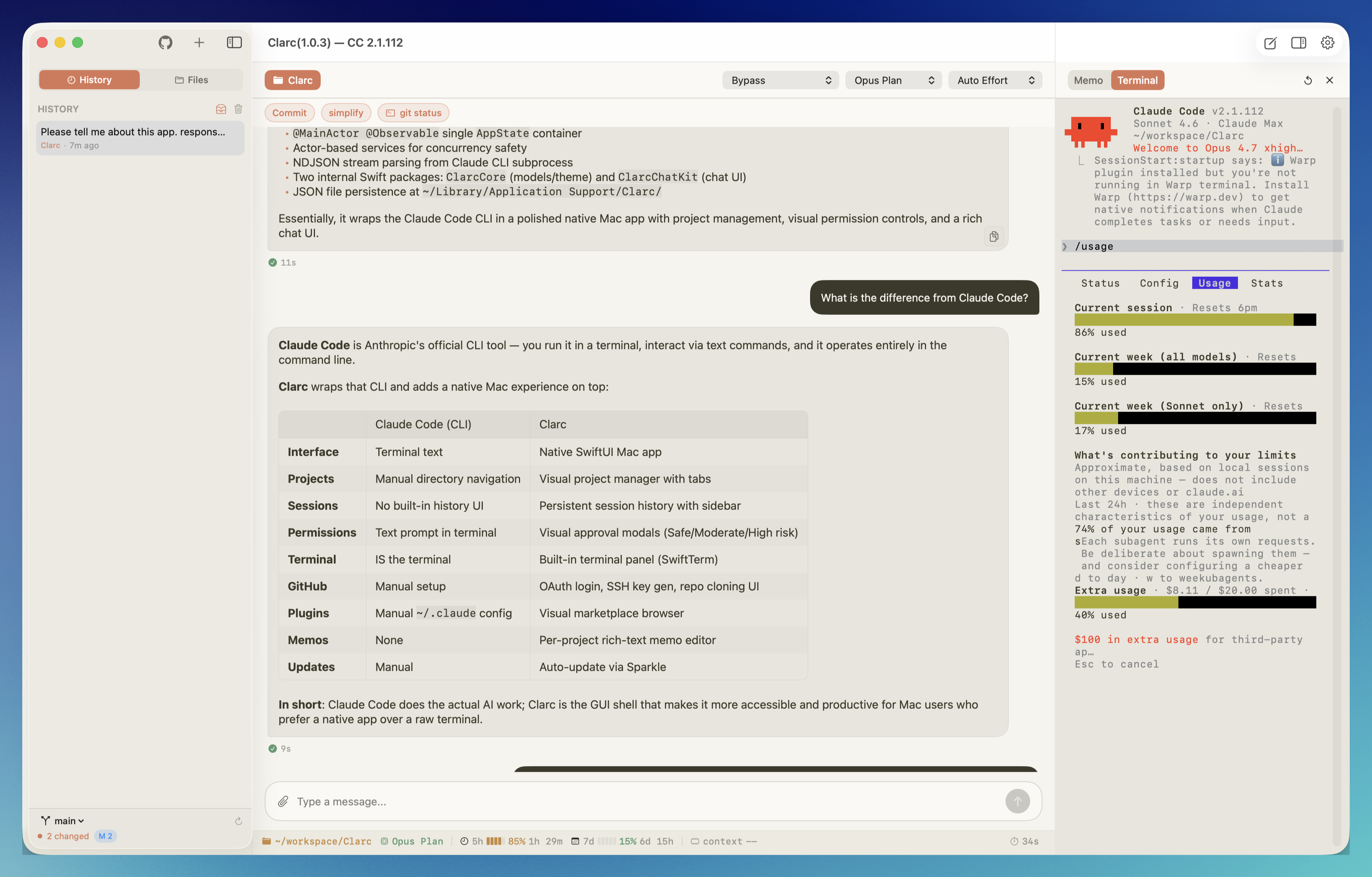 Clarc Screenshot