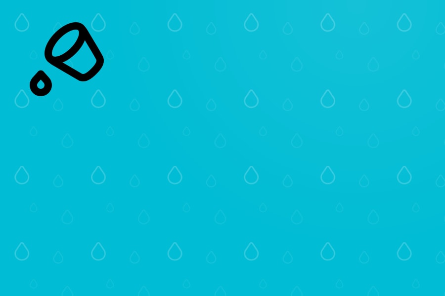 LinkedIn Firmenfoto mit Turquoise-Hintergrund