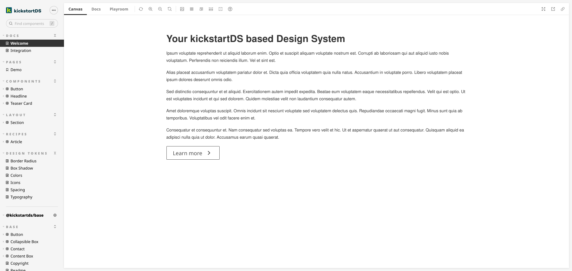 Screenshot of the kickstartDS CLI
