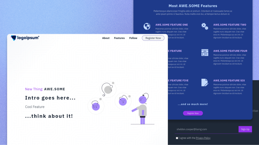 astro-landing-page 网站模板截图