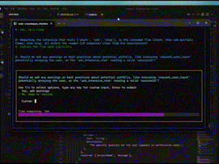 End Intensive Chat Demo