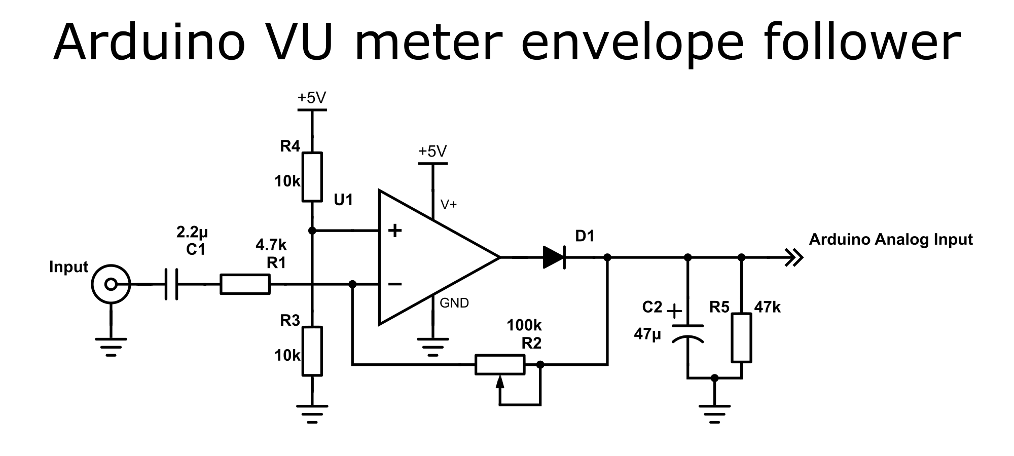 Vu meter схема