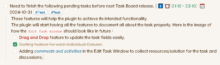 An Complete task example