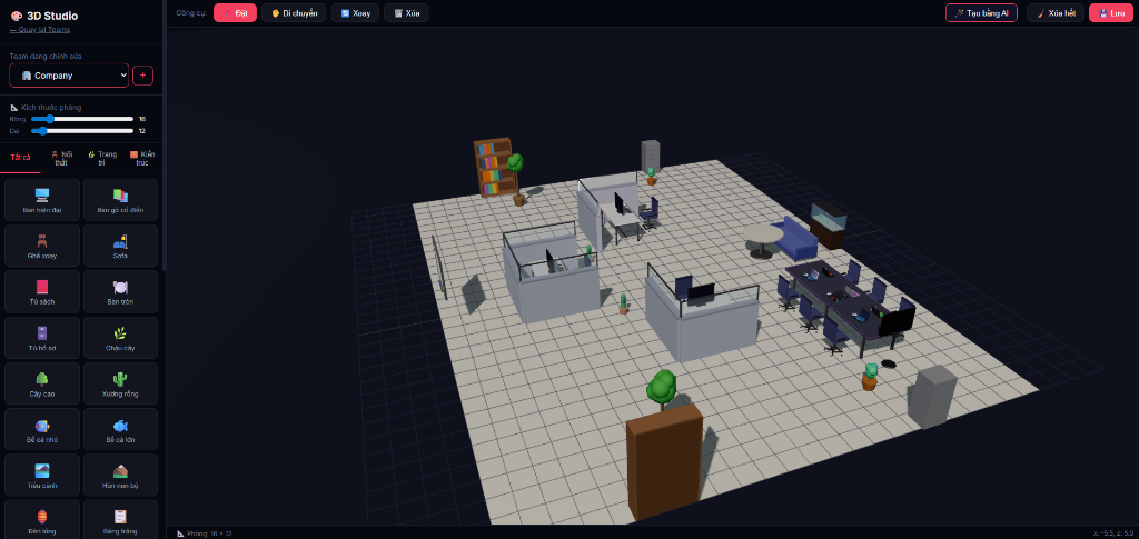 3D Studio Office Builder