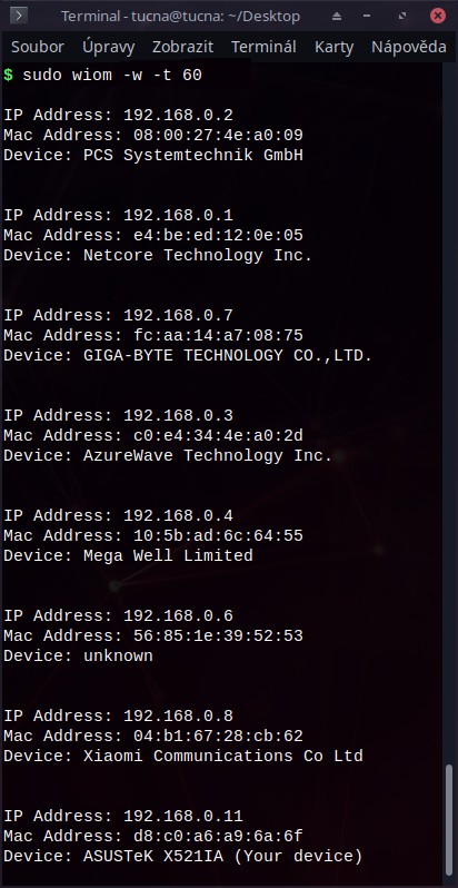 Scanned network image.