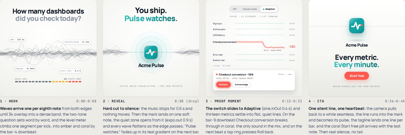 Saas Motion Kit example