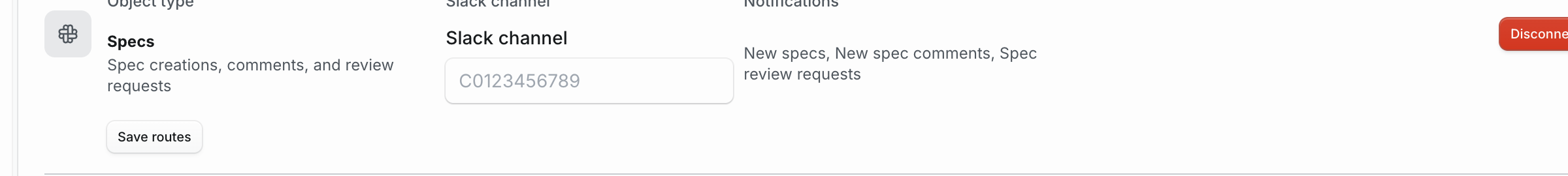 Slack workspace routes before