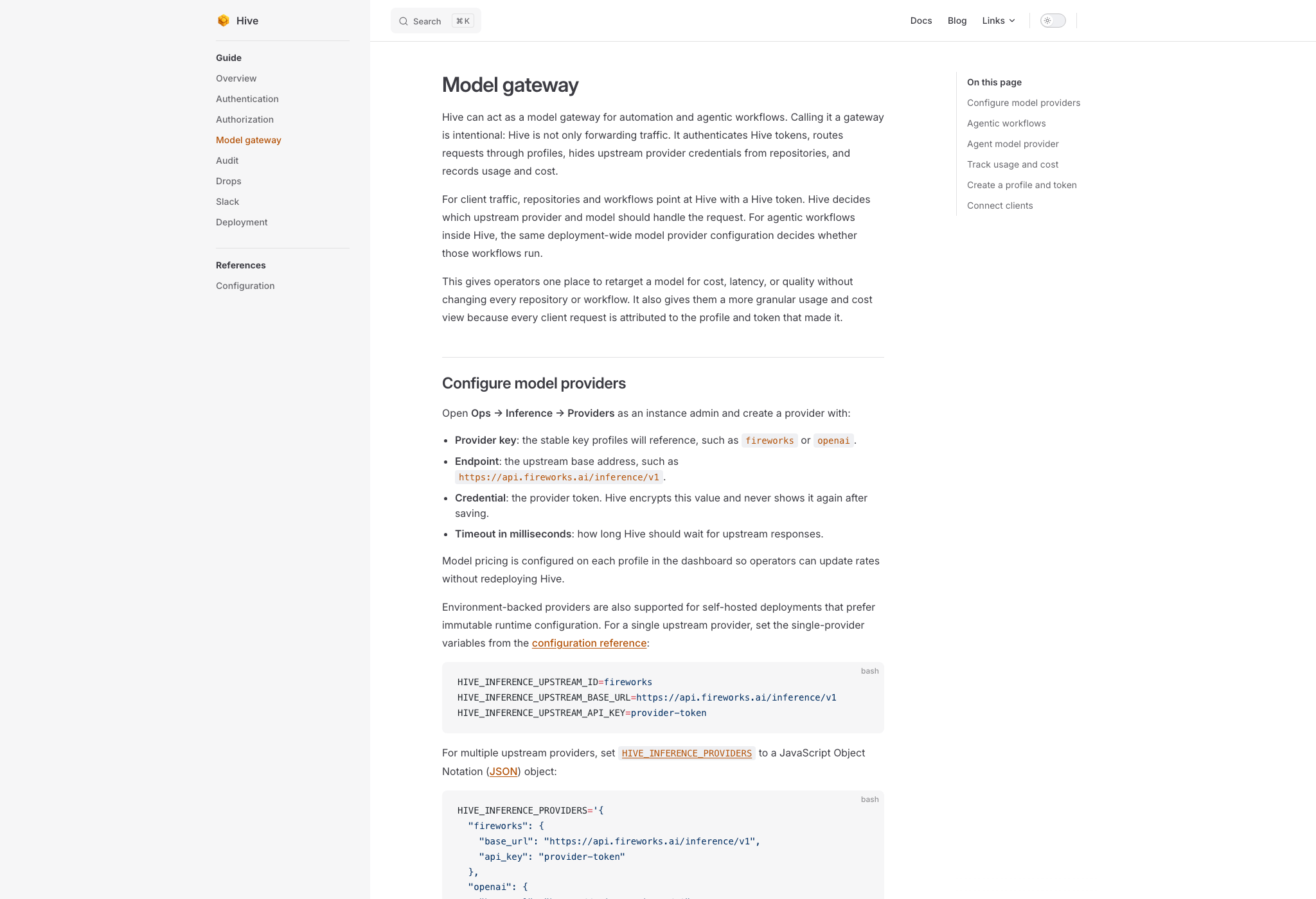 Model gateway guide