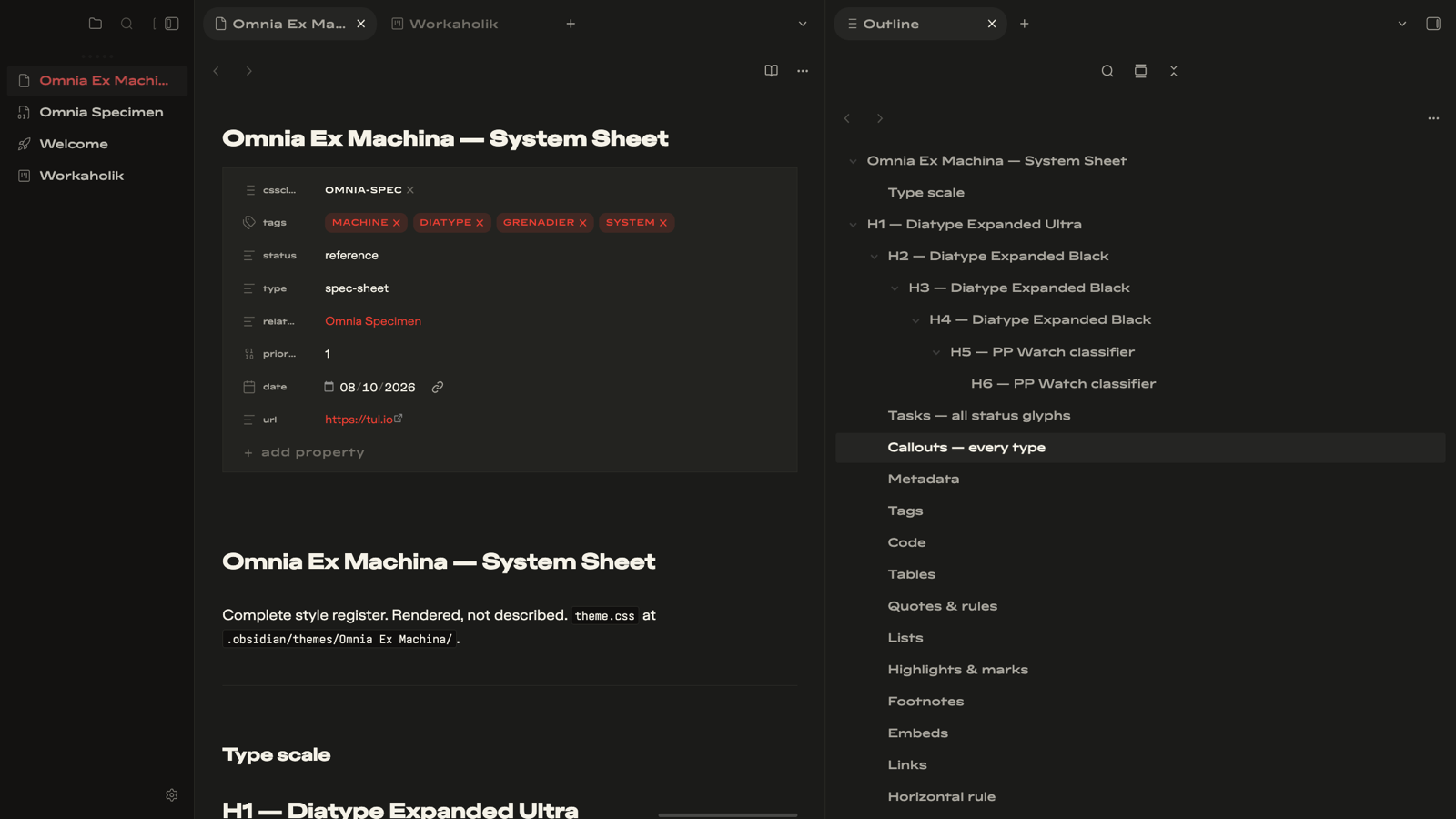 Dark mode