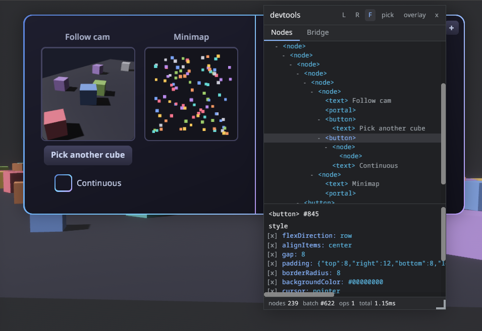Devtools nodes