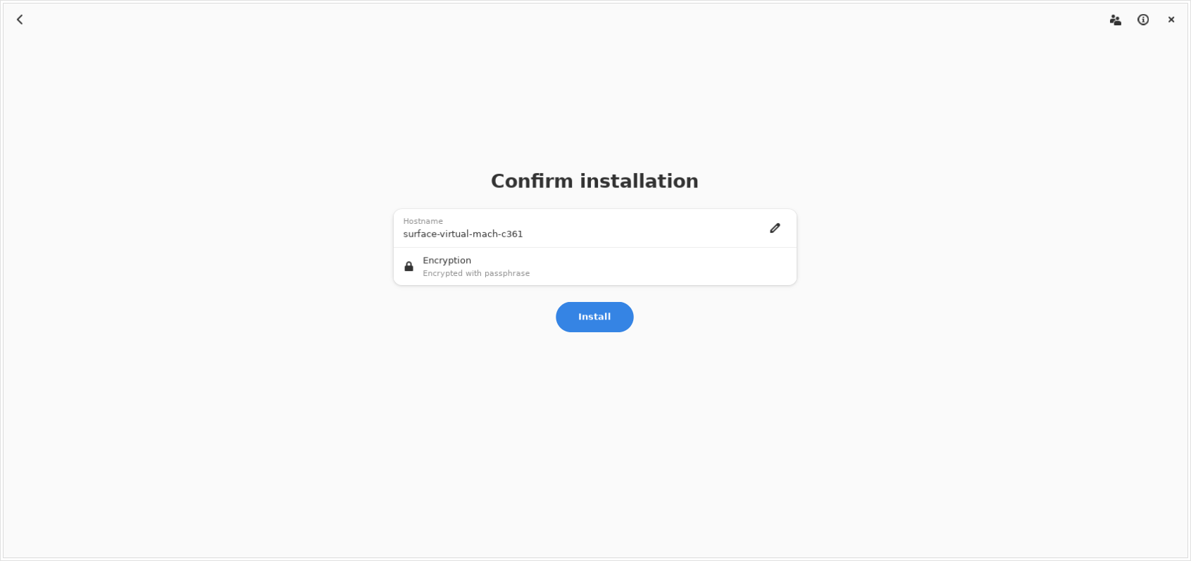 Confirm