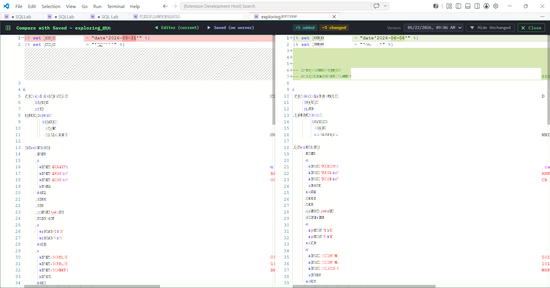 SQLLab — Version mamange