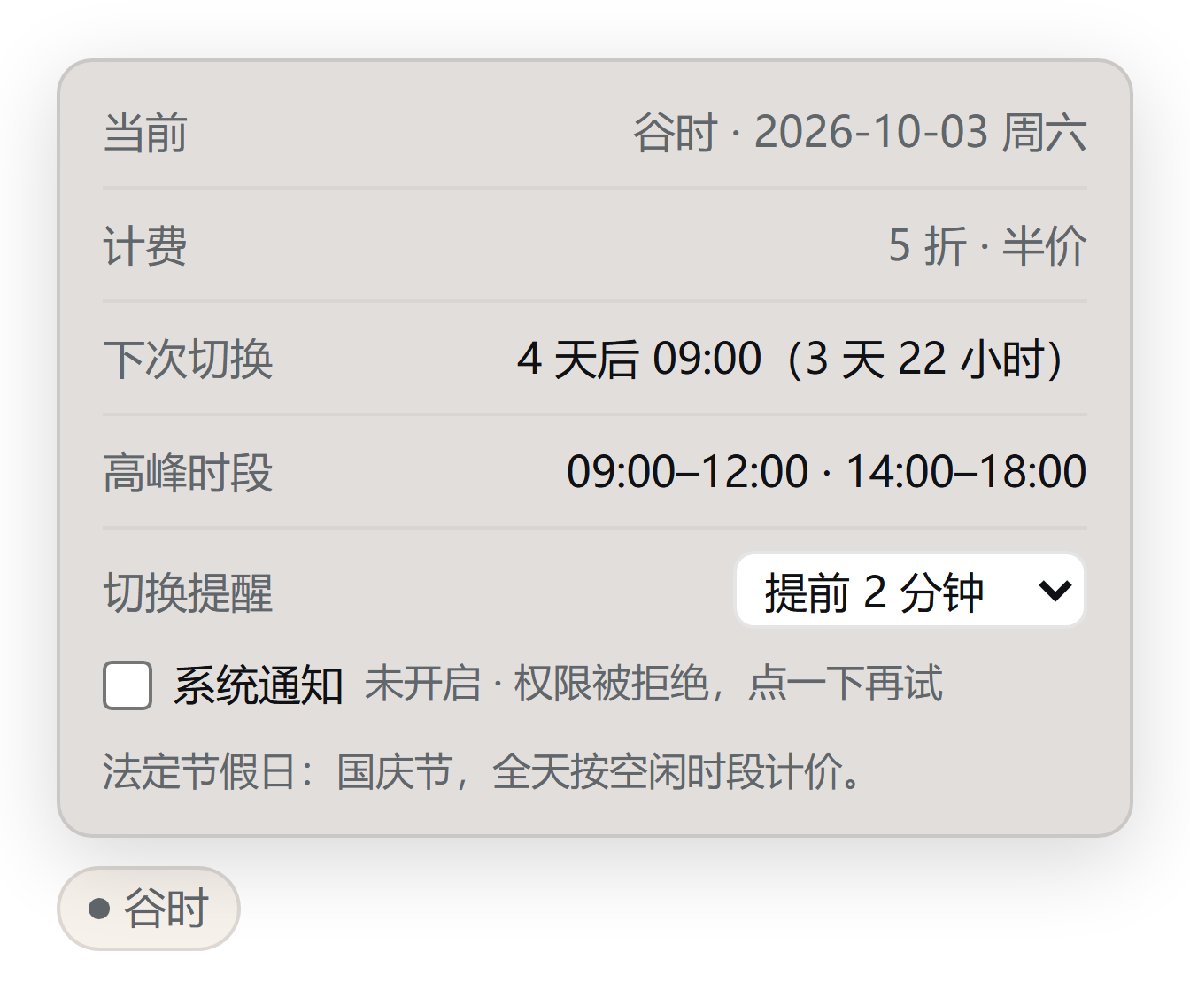 卡片:权限被拒绝