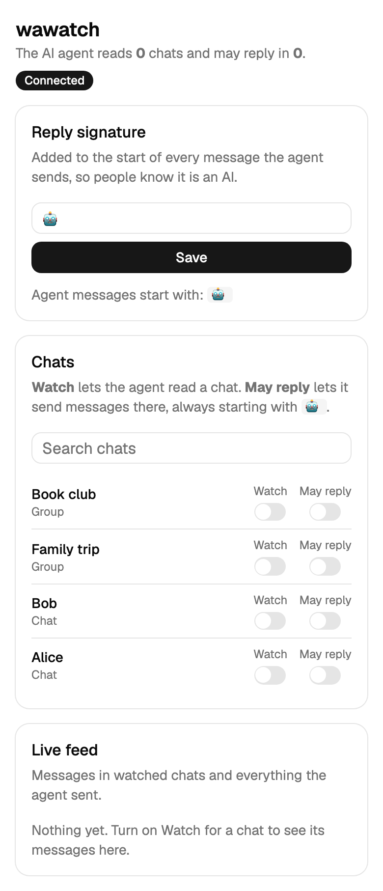 wawatch on mobile