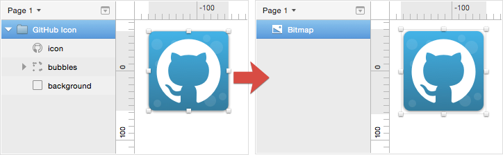 Flatten Layers to Bitmap