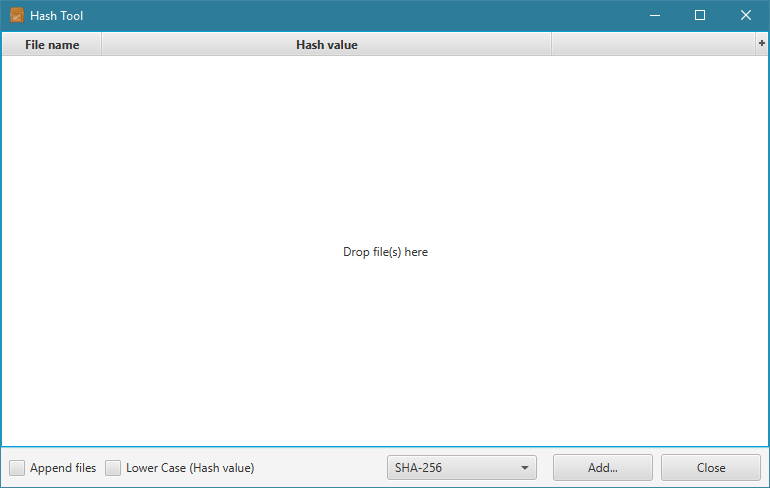 Hash view with enabled default theme.